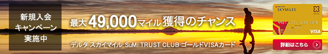 デルタ スカイマイル SuMi TRUST CLUB プラチナVISAカード